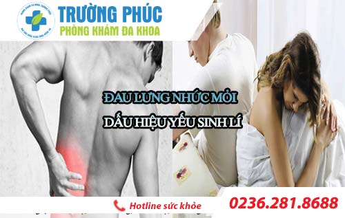 Đau lưng nhức mỏi dấu hiệu báo trước yếu sinh lí